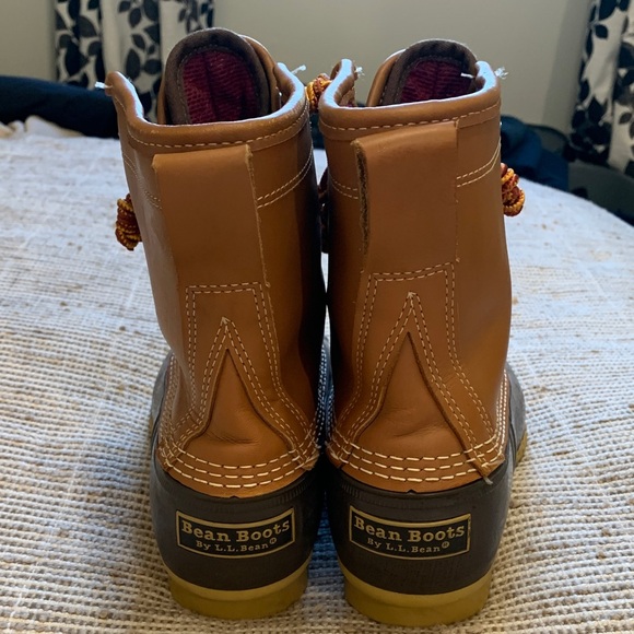 LL Bean GORE-TEX Tan and Brown Boots - Picture 8 of 16